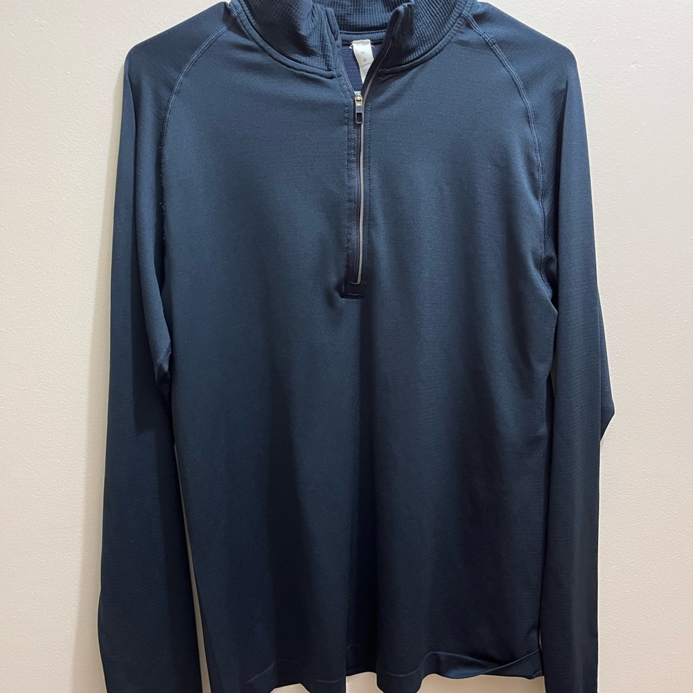 Lululemon Navy Blue Quarter-Zip Pullover